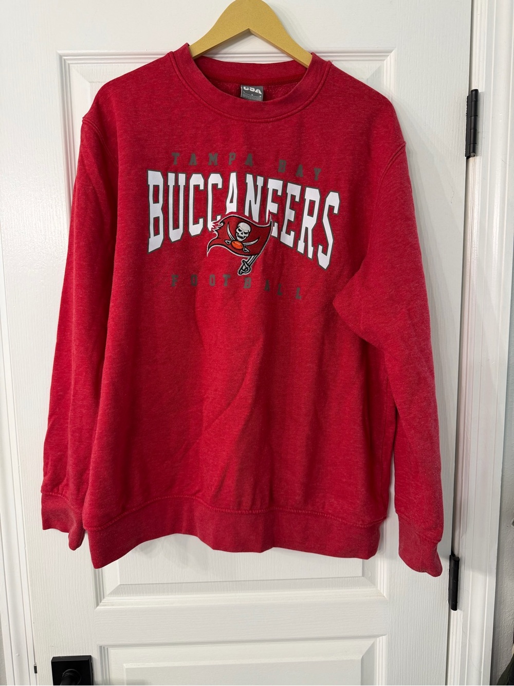 Tampa Bay Buccaneers Red Crewneck Sweatshirt